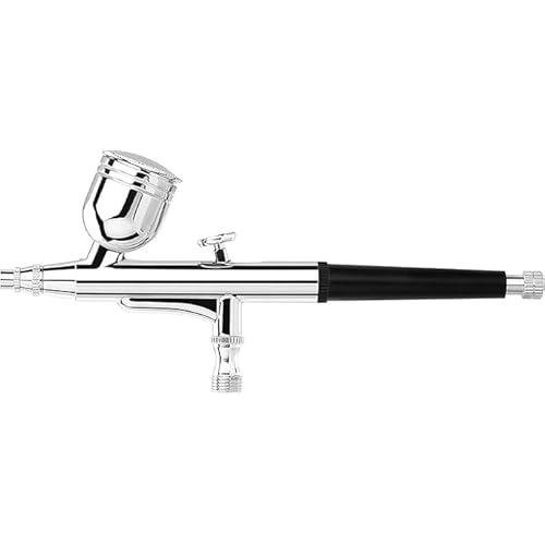 Gocheer 0.3mm Dual-Action Airbrush Paint Spray Gun Kit Set Black Color