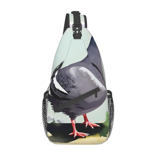 Sac à dos élégant Jet Fighters imprimé pigeon gris taille unique pour randonnée et voyage