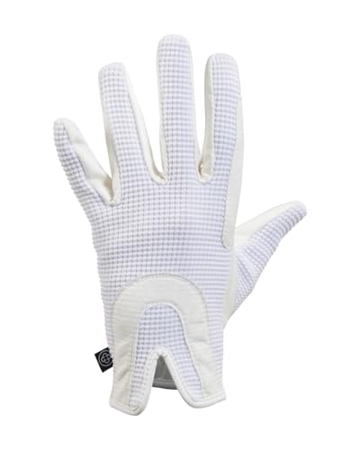 4Riders Kinder Reithandschuhe Basic elastische und Bequeme Handschuhe mit Grip ideal für Reitunterricht und Training