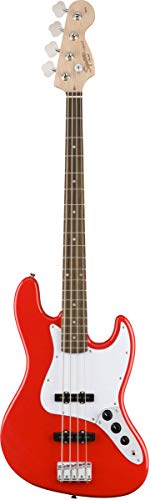 Fender 0310760570Squier by Affinity Jazz Beginner Electric Bass Guitar - Rosewood Fingerboard, Slick Silver