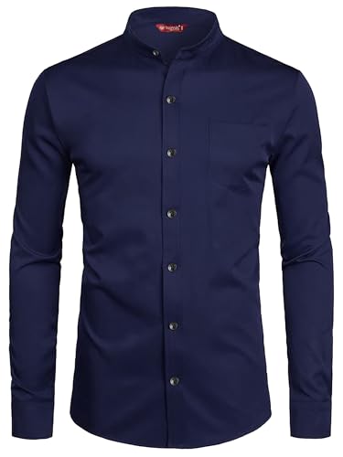 Image of Men's Slim Fit Beige Color Cotton Blend Casual Shirt