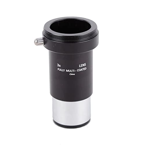 Ocular de metal 3X con rosca M42 para triplicar la potencia de visión del telescopio