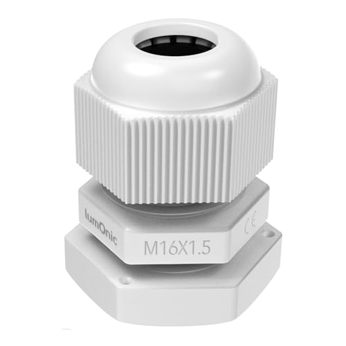 Raccord M16 IP67 Lumonic idéal pour sécuriser le câblage extérieur du jardin