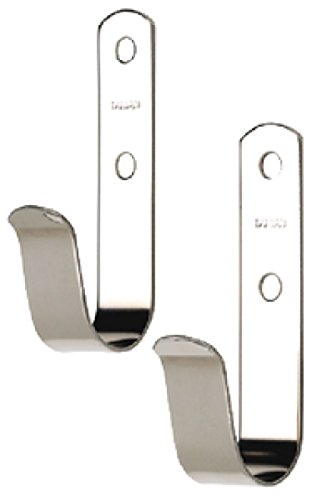Seachoice 71011 Boat Hook Holders – Polished Stainless Steel – Holds 1-1/2 Inch