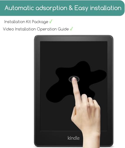 Image of VERTUS Premium Tempered Glass Screen Protector for Kindle Paperwhite 11th Gen 2021 || Kindle Colorsoft || Kobo Aura 2
