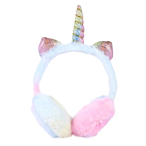 Boys and Girls Earmuffs Ear Cover Creative Ear Warmers for Girls Gradient Design for Cold Weather for Boy Girl