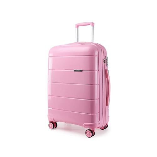 BÉIS 'The Small Carry-On Roller' in Atlas Pink - Pink Small Carry-On Luggage & L