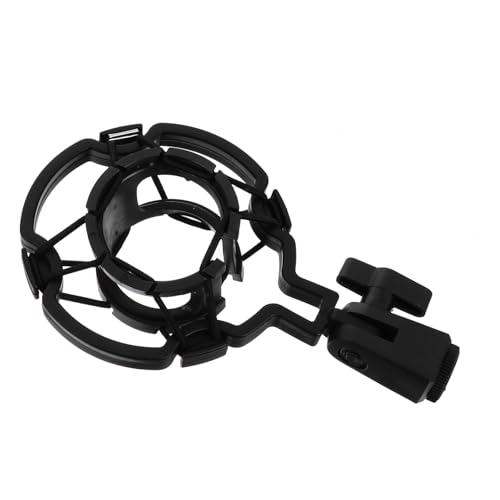 WHAMVOX Soporte para Micrófono con Clip de Suspensión Antivibración Montaje Plástico Resistente para Micrófonos de Diafragma Accesorio para Músicos Podcasters y Creadores de Contenido