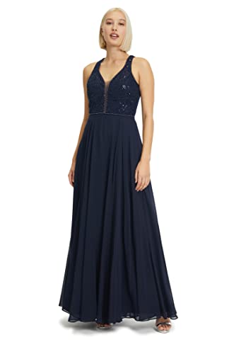 Vera Mont Damen Abendkleid mit Pailletten Night Sky,44