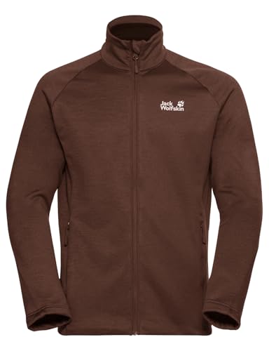 Jack Wolfskin Herren Peak District Fz M, Hot Choc, M EU – Ansicht 4