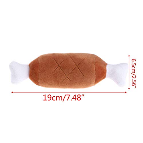 Seis 2pack Chicken Leg Plush Toy Pet Squeaker Toy Dog Cat Chewing Toys for Small Medium Large Dog Pets 2pack  Cucciolini Doodles Seis 2pack chicken leg plush toy pet squeaker toy dog cat chewing toys for small medium large dog pets 2pack   cucciolini doodles