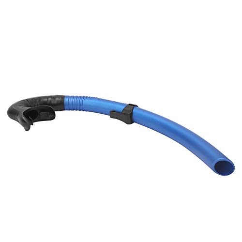Manguera de Respiración de Buceo con Tubo Buceo bajo el Agua para Nadar + Silicona (Blue)