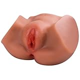 JIOOHU Sex Doll for Men with Fake Pussy, Male Sex Toy with Realistic Pussy Anal, Realistic Male Masturbator with 3D Tight Vagina Channel, Lifelike Body Love Dolls Pocket Pussy for Masturbation