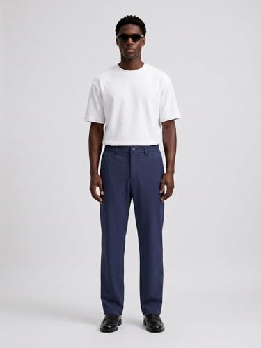 Image of WROGN Men's Trousers | Solid | Straight Fit
