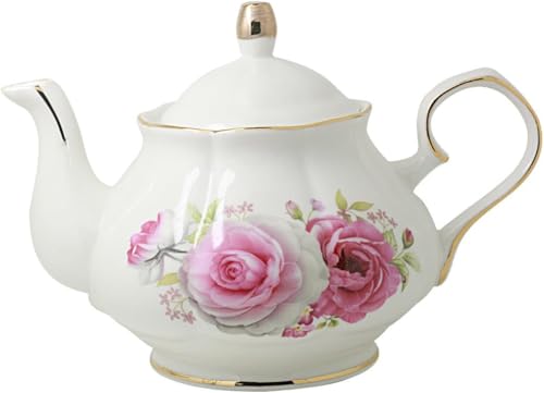 Jomop Teapot Handmade Ceramic Flowers (Rose) by Jomop - Used condition - US$12.95