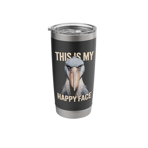 Funny Shoebill Stork Bird Stainless Steel Insulated Tumbler