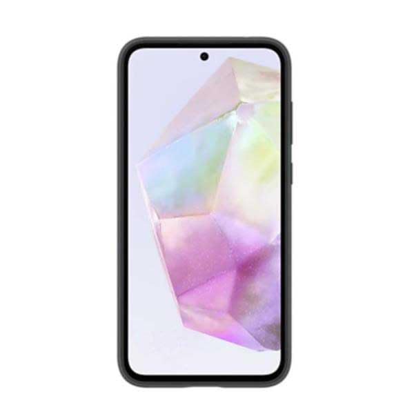 Image of Samsung Silicone Cover Case for Galaxy A55 5G, Black