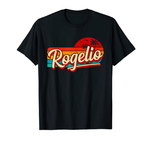 Hombre Nombre personal Rogelio Retro Vintage Nombre Rogelio Camiseta