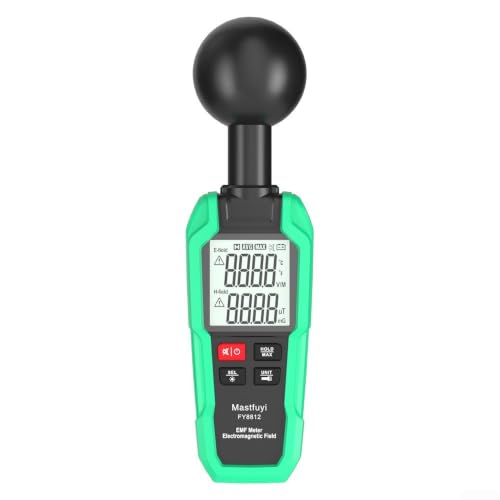Detector de campo electromagnético con sondas triaxiales y pantalla 2