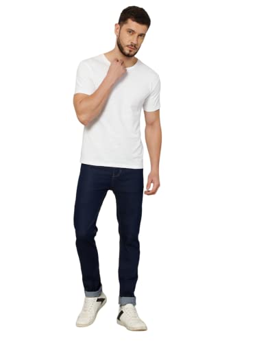 Image of T-Shirt for Men - 100% Cotton Casual T-Shirt | Half Sleeve, Round Neck 4 Way Stretch Fabric | Slim Fit T-Shirt