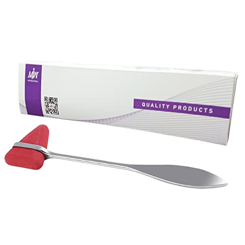 Martillo Taylor para testar los reflejos en los tendones, 25 cm, para diagnóstico y exploración neurológica, CE (rojo) Cover
