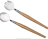 ❥ Die Gesamtlänge des Salatbestecks beträgt 28 cm, wodurch verhindert werden kann, dass er leicht in die Salatschüssel fällt