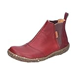 El Naturalista N786 Natural Grain-Silk Suede Cereza/Nido 36 Lila Mujer Botines 36
