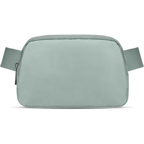 Image of JSJ Mini Fanny Pack for Women & Men,Valentines Day Gifts for Girls Teens Kids Daughter Sister Her,Trendy Stuff Crossbody Bags Cute Everywhere Belt Bags. (Sage Gray)