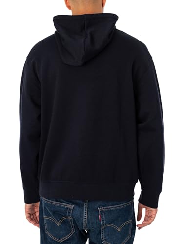 Armani Exchange Men's Limited Edition a Line Logo Stretch Cotton Poly Hooded Drawstring Sweatshirt3