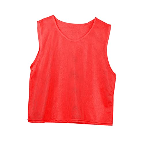 GALPADA 6 Pcs Kids Football Training Vest Youth Pinnies Comfortable Mesh Tank Girls Practice