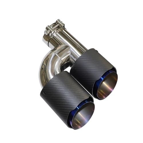 Embout échappement silencieux en carbone mat pour un look sport premium