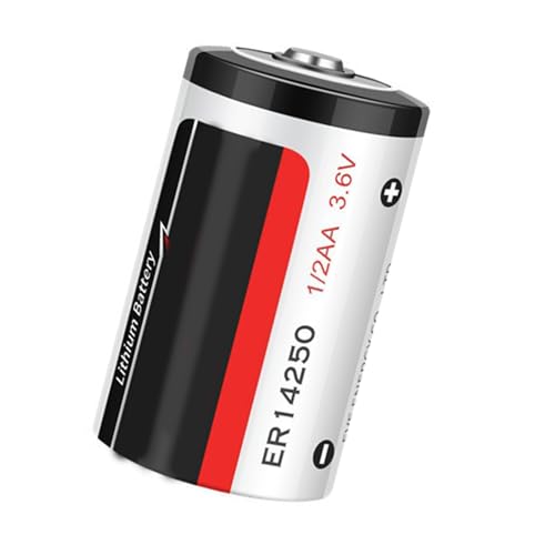 Pila de litio ER14250 3.6V alta capacidad para temperaturas extremas miniatura 7
