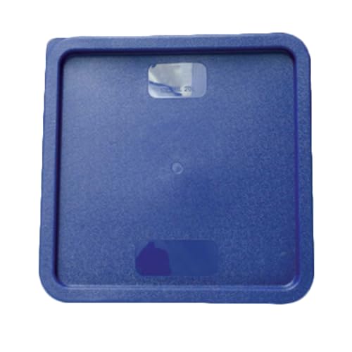 FSE PLSFT121822C Food Storage Container Cover, Square, snap-on, Non-Slip Texture, Plastic, Blue, NSF (for 12, 18 & 22 Quart containers)