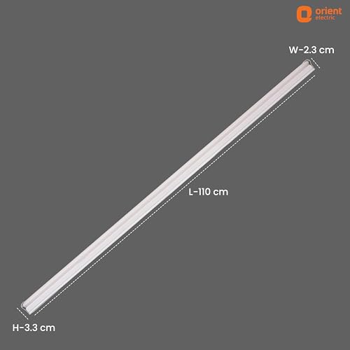 Image of Orient Electric 36W Grace Delite Mushroom LED Batten| 4000 lumens Bright Light Output| LED tubelight for Home| Sleek & Stylish Design| Non-breakable Polycarbonate housing| 6500K, Cool White| Pack of 1