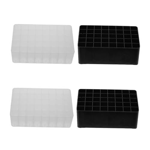 KAILIKETIY 4個入り ボックス 文房具収納ボックス 仕切り デスクトップ マルチグリッド化粧箱 主催者 メイクアップパレットオーガナイザーとストレージ ビンの整理 プラスチック