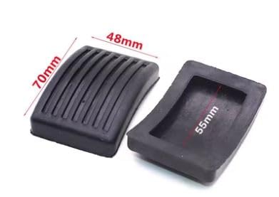 Lot de 2 caoutchoucs de pédale de frein et d'embrayage pour Mitsubishi L200 Pickup K74 2.5TD 1/1996–12/2007 Delica Cargo L400 Space Gear PA3V PA5V PA5W PD5W