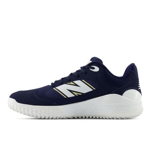 New Balance Men's Fresh Foam 3000 V7 Turf-Trainer Baseball Shoe, Team Navy/White, 9 M