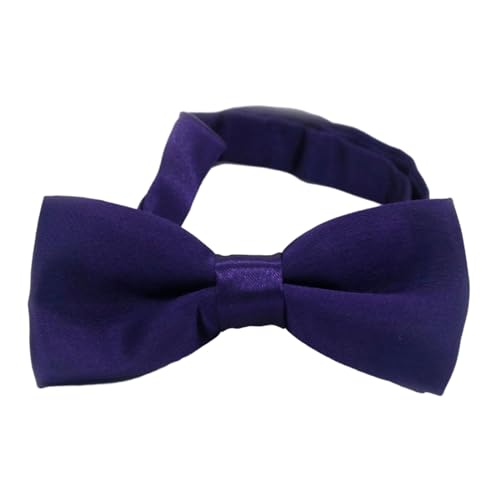 Adjustable Bow Ties Pre Tied Bow Tie Fashion Boys Neck Bowties s Bow Tie for Prom Banquet Stage Performance Formal Party, Purple