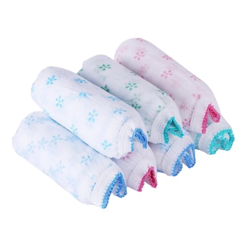 ANDRESLAD Bragas Desechables de Maternidad para Mujer Posparto 7 Piezas XL Ropa Interior Transpirable y Suave de Algodón Calzoncillos Posparto Cómodos y Elásticos en Colores Surtidos