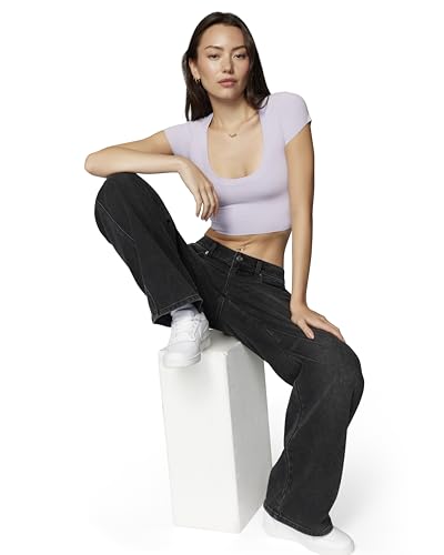 florence-by-mills-Womens-Total-Softie-Denim-90s-Wide-Leg-Jeans 31JOK2raU4L