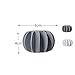 12 Pack Laundry Balls Non-Toxic Reusable Dryer Balls（6 White+6 Gray）