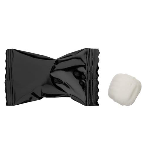 Candy Envy - Black Wrapped Buttermints - 13 oz. Bag - 100 Individually Wrapped Candy Mints