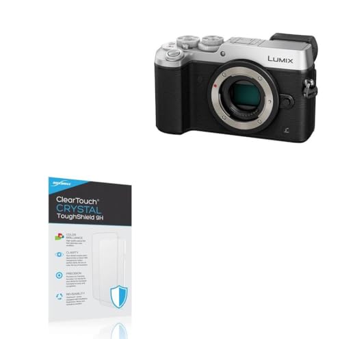 BoxWave Screen Protector Compatible With Panasonic Lumix DMC-GX8 - ClearTouch Crystal ToughShield 9H (2-Pack), Clear 9H Tough Flexible Film Screen Protector