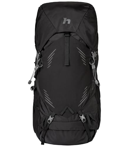 Hannah Wagabond Sac à dos de trekking 60L | Système à deux chambres | Système de dos Vario | Tissu Ripstop recyclé | Housse de pluie intégrée - Unisexe