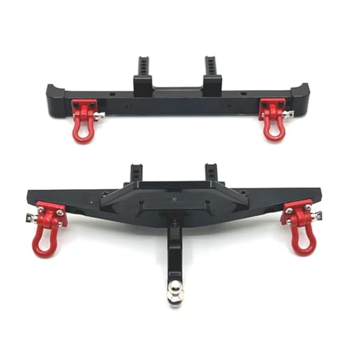 Image of For MN For MN82 LC79 1/12 Remote Control Car Parts Metal Upgrade Front And Rear Bumper Guards Model Accessory Repair Assemble Rc Models Accessories(Black)