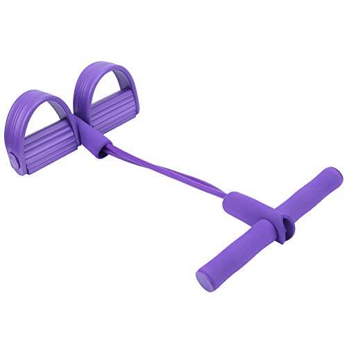 Ejercitador de piernas con cuerda elástica y pedal miniatura 1