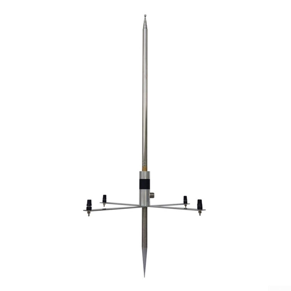 Antena vertical portátil de onda corta de 7 a 54 MHz HF para radio aficionada, aleación de aluminio telescópica para exteriores, equipo jamón para mochileros