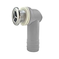 Ctyjia 1 Stück Überlaufkopf, 29x29mm Runde Schnittstelle, Überlaufadapter, Ersatz für 21-23mm Überlauföffnungen in Keramikspülbecken