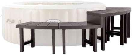 Intex PureSpa Bench Set for 4 Person Round Hot Tub Spas with 77in...