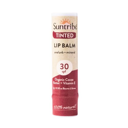 1 baume à lèvres minéral bio teinté SPF 30 (5 g)